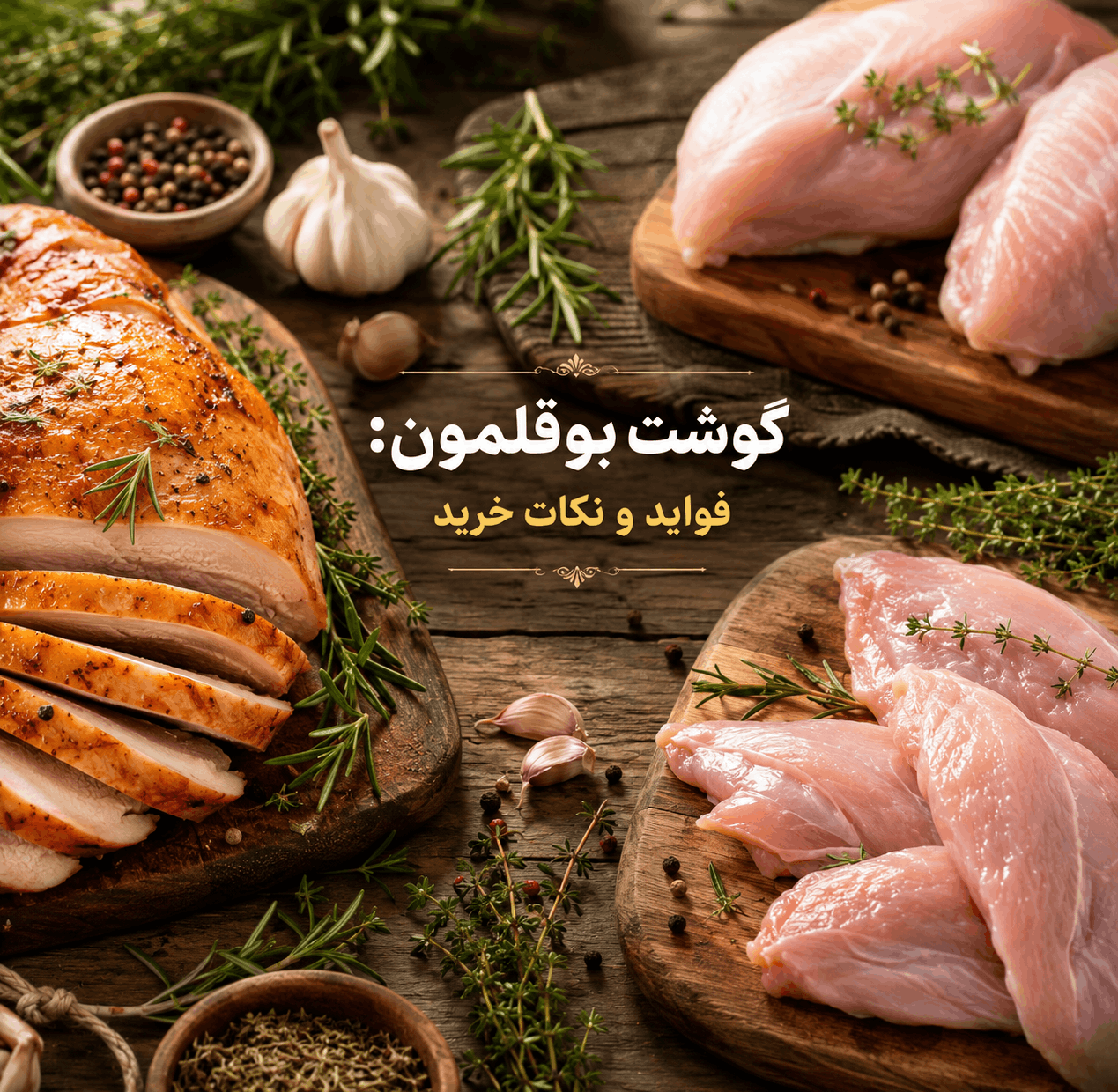 گوشت بوقلمون - نکات خرید
